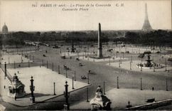 Paris 8 Place de la Concorde - CPA Eiffel Tower