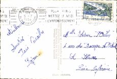 MODERN CARD Paris Seen air Arc de Triomphe of Etoile