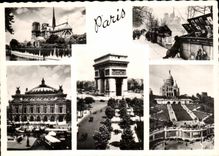 CPM Paris L'arc de triomphe de Notre DAme Bouqiniste