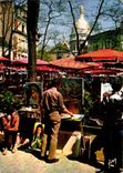 CPM Paris Les peintres de la place du TErtre (Montmartre)