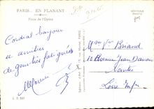 Paris CPM Notre Dame Place de l'opera