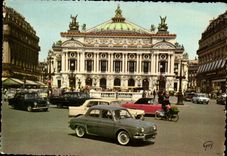 Paris CPM Theaetre et avenue de l'opera