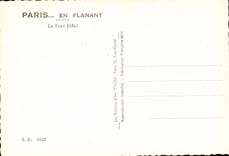 Paris 7 - While Strolling - Eiffel Tower - Eiffel Tower - CPA