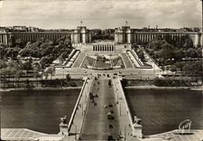 Paris 7 Pont D'Iena and the Palate of Chaillot - CPA