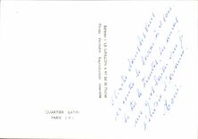 Paris 4 - Quatier Latin - souvenir - Le Grillon - Cafe Brasserie CPA 