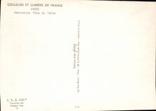 Paris 18 - Place du Tertre - Montmartre CPA 