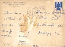 Paris 18 - Place du Tertre - et le Sacre Coeur - Couleurs et Lumiere de France CPA 