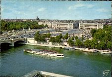 Paris - 8 - place of the harmony - the ministry for the navy - embassy of ETAS plain - hotel crillon CPA