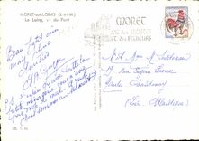 Moret sur Loing - Vu du Pont CPA