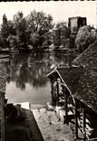 Moret sur Loing - Le Donjon vu des vieux moulins CPA 