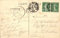 Paris 1 - Panorama de la Seine vers la Cite - avion - airplane - CPA 