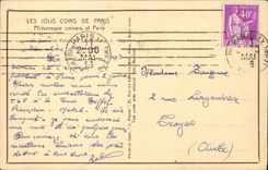 Paris - 6 - Pretty Corners of Paris - Garden and Palate of Luxembourg - CPA