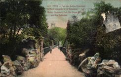 Paris - 19 - Park of the Chaumont Hillocks - Suspended Park and View-point CPA