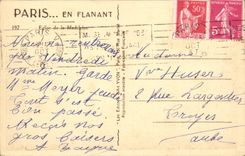 Paris - 8 - Church of Madeleine CPA