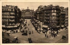 Paris - 10 Boulevard Magenta and Gare of North CPA