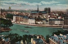 Paris - 4 - Notre Dame et la Cite CPA 