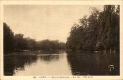 Paris - 16 - Le Lac - Bois de Boulogne CPA 