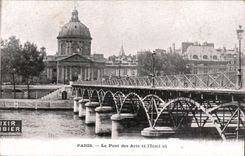 Paris - 8 - the Bridge of Arts and Institutr - CPA