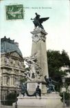 Paris - 20 - Statue of Gambetta - CPA