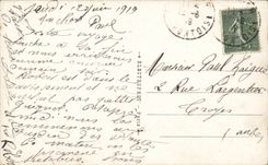 Paris - 1 - Le Louvre et le Monument Gambetta - CPA 