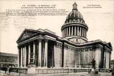 Paris - 5 - the Pantheon built within Soufflot - CPA
