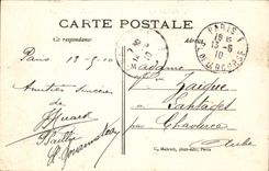 Paris - 8 - Arc de Triomphe and Etoile - CPA