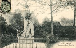 Paris - 3 - Monument of Charlot - CPA