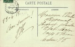 Paris - 1 - Le Monument de Gambetta et le Louvre - CPA 