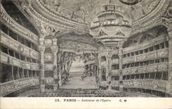 Paris - 9 - Interieur de l'Opera CPA 