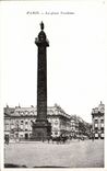 Paris 1 La Place de Vendome CPA 