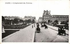 Paris 1 L'Emplacement des Tuileries CPA 