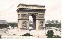 Paris 8 - Arc de Triomphe - Publishes by Bon Marche the CPA