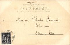 Paris 8 - Arc de Triomphe of Etoile - Frontage Principal CPA (relief map)