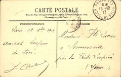 Paris - 1 - Le Monument de Gambetta - Le Louvre - CPA 