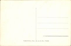 Paris - 7 - Tables - Arts - Boat - 65 Rue du Bac - Vizzavona - CPA