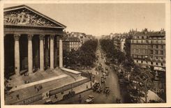 Paris - 8 - the Madeleine and the Boulevard of the Madeleine - CPA