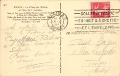 Paris - 8 - the Place of Etoile and Arc de Triomphe the CPA