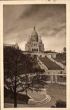 Paris - 14 - the Basilica of the Sacring Heart CPA