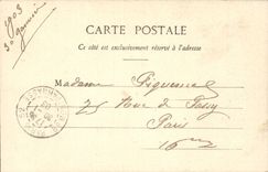 Paris - 6 - Monument of Beuve saint in Luxembourg - CPA