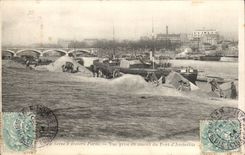 Paris 1 - La Seine a travers Paris - vue prise en amont de Pont d'Auserlitz - CPA - 