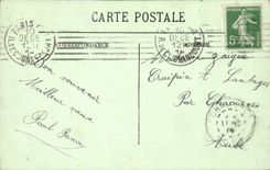 Paris - 8 - Street Royal catch towards the Place of Harmony CPA -