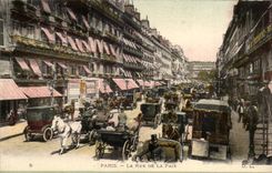 Paris - 2 - Street of Peace CPA -