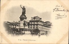 Paris - 10 - Place of the Republic - CPA