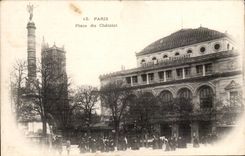 Paris 1 - Place du Chatelet CPA Sarah Bernhardt