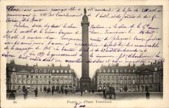 Paris - 1 - Place Vendome CPA 