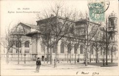 Paris 9 - Eglise Saint Francois Xavier CPA 