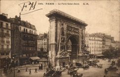 Paris 10 - The Gate Saint Denis - CPA