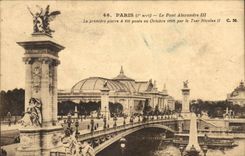Paris 7 - The Bridge Alexandre III - CPA