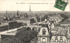 Paris - 1 - Le Panorama des Sept Ponts - Tour Eiffel - Eiffel Tower - CPA 