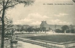 Paris - 1 - Le Jardin des Tuileries - CPA 